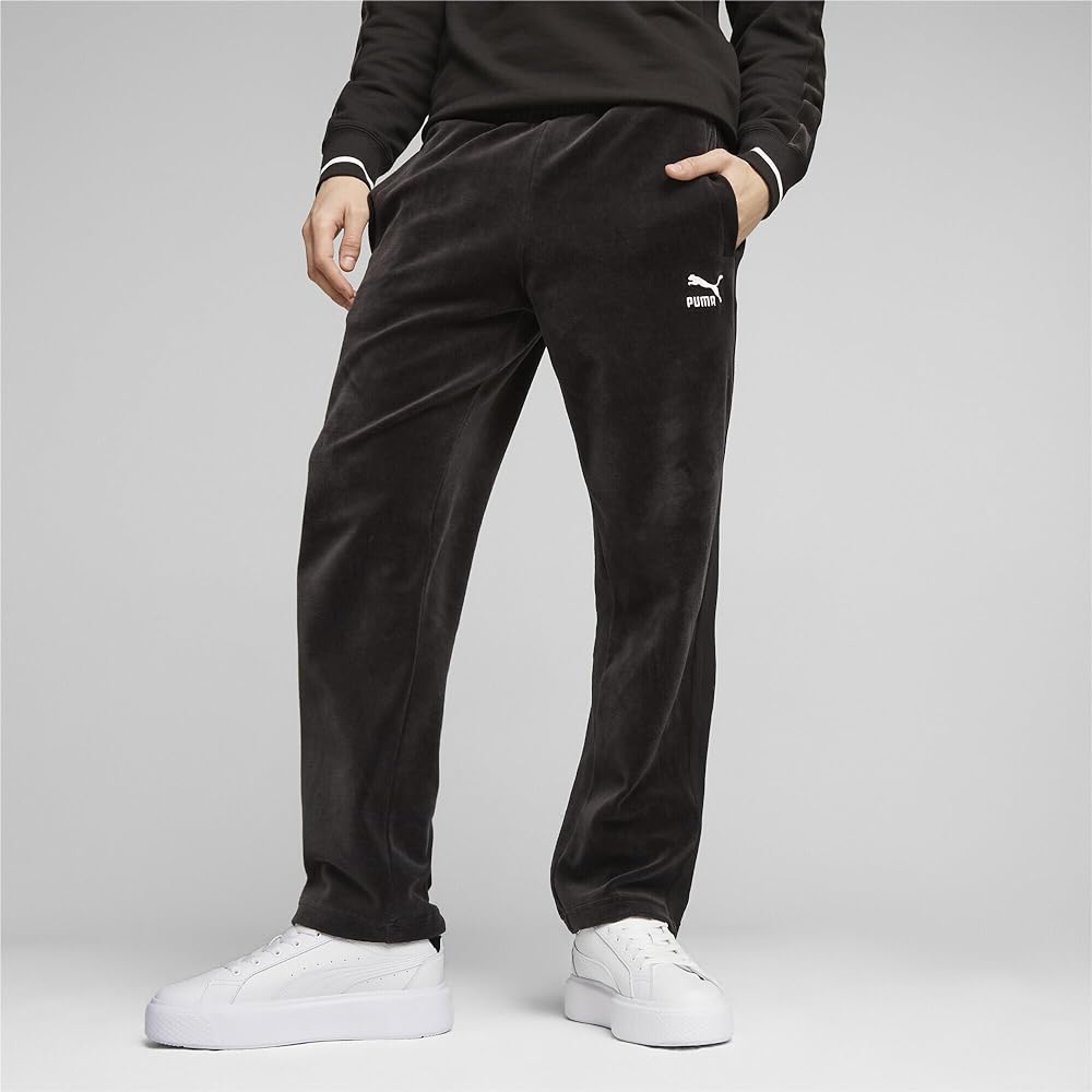 PUMA 621306 Men's Brushed Sideline Jersey T7 Velor Track Pants