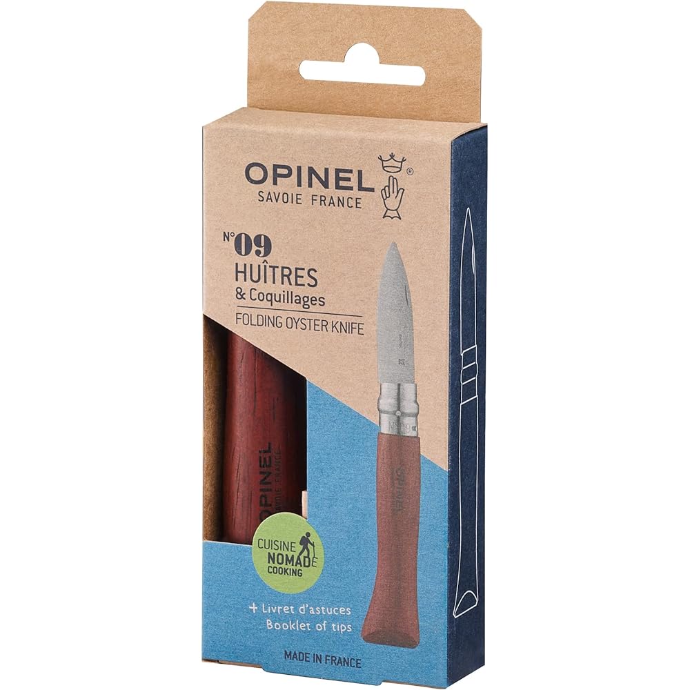 OPINEL Oyster Knife Oyster Knife Clam Shell Knife Blade Length 6.5cm Total Length 18.5cm Oyster & 001681