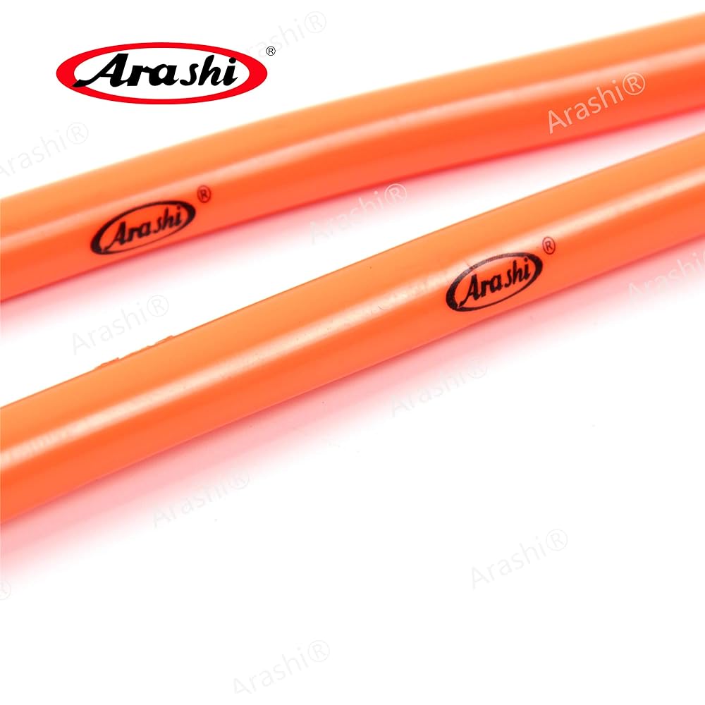 Arashi Throttle Cable and Clutch Cable Compatible with Kawasaki Z800 2013 2014 2015 Motorcycle Replacement Accessories Orange