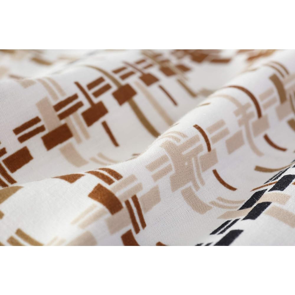 nishikawa [Nishikawa] Duvet cover, double, made in Japan, washable, 100% cotton, organic cotton, easy to put on and take off, does not shrink even after washing, check zipper on both sides, Nishikawa Cotton Farm, Brown NC31 212237291