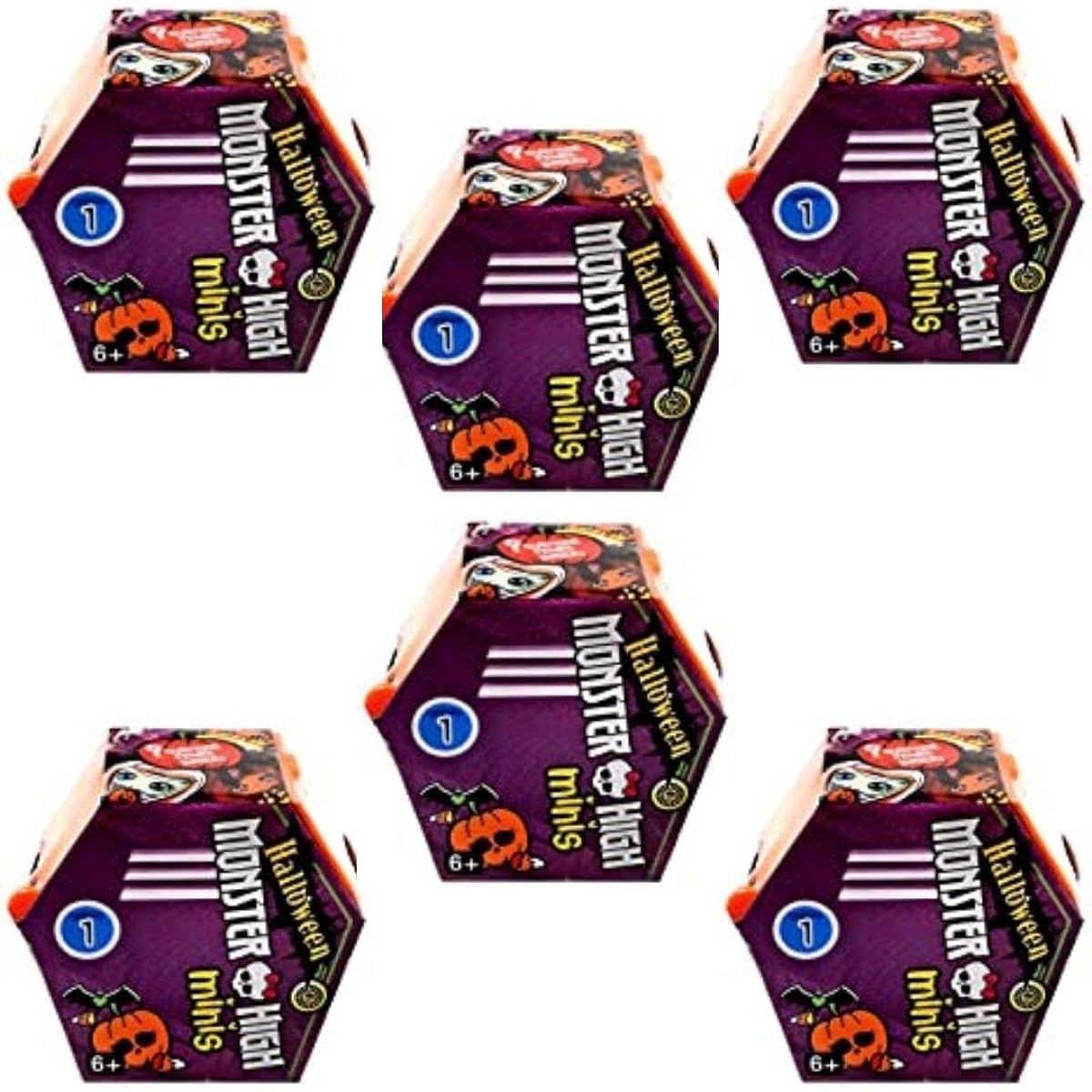 Monster High Mini Figures Halloween Season 1 6 Pack Complete Set