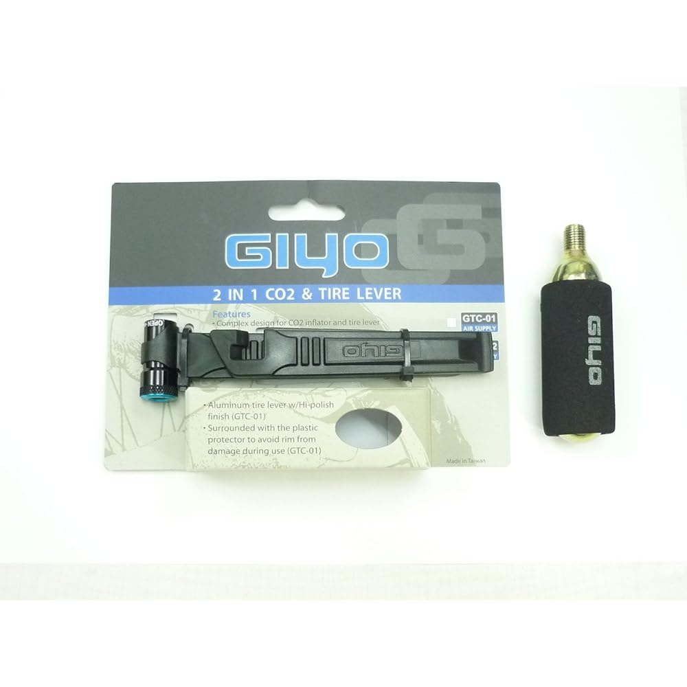 GIYO GTC-02 Tire lever & CO2 cylinder (with 1 cylinder) GTC-02
