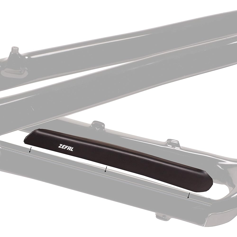 Zefal Chain Stay Armor [CS Armor] Black 33×250×1.8mm 2605