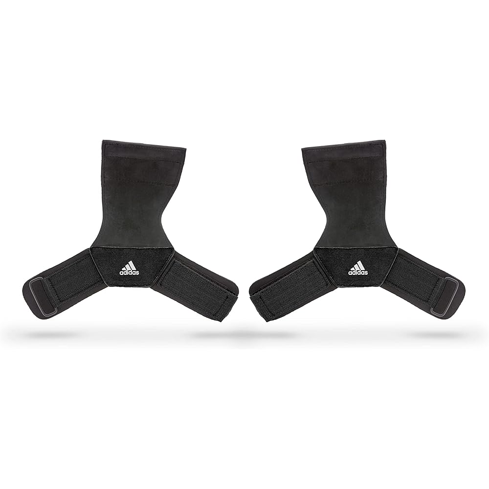 adidas Power Grip Pad Lifting Grip Black (Pair)