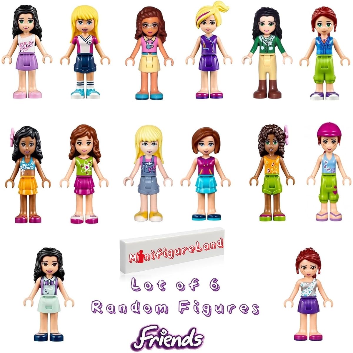 LEGO Friends Minifigure – Stephanie (with snowboard, ski helmet & pants) 30402