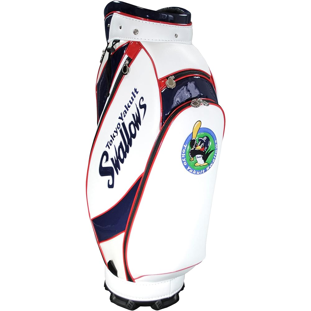 LEZAX Tokyo Yakult Swallows 9.5 Type Caddy Bag White YSCB-2425