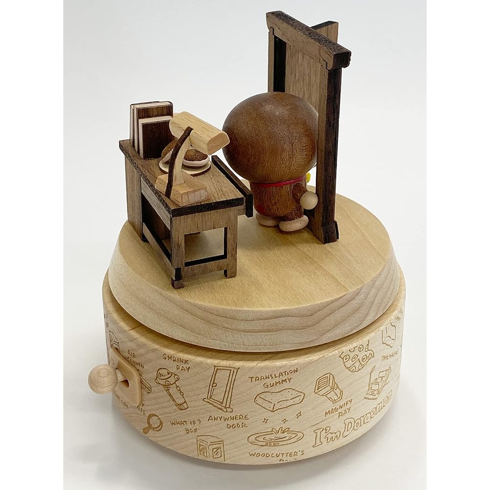 Sanrio Wooden Music Box Doraemon Anywhere Door H 9157