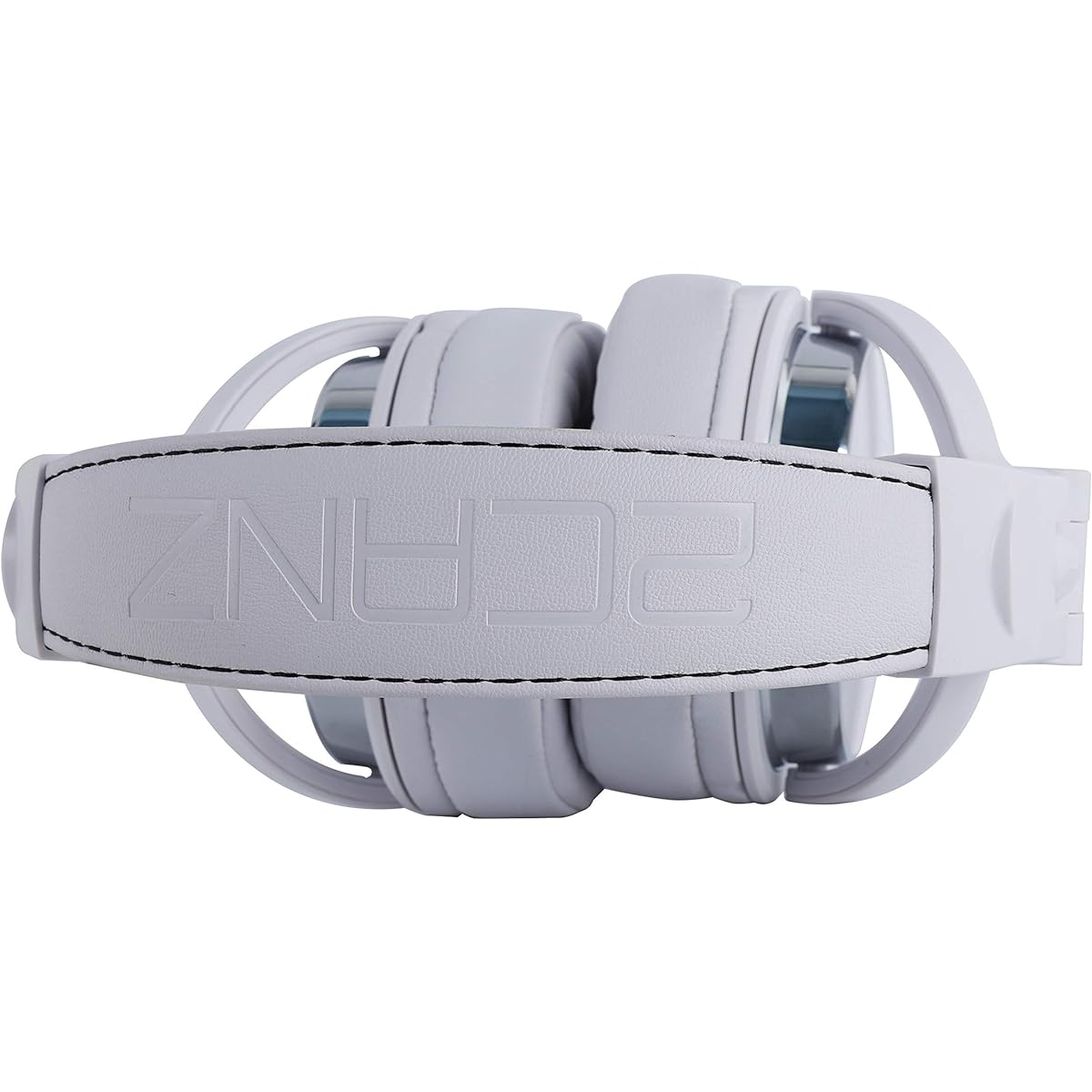 2CANZ Pro Matte White Over-Ear Professional Wired DJ Headphones - Closed Back Plush Ear Cushions Adjustable Ear Pads Foldable Joint Listening