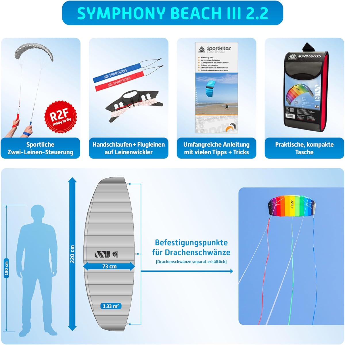 Hq Symphony Beach III 2.2 Aqua