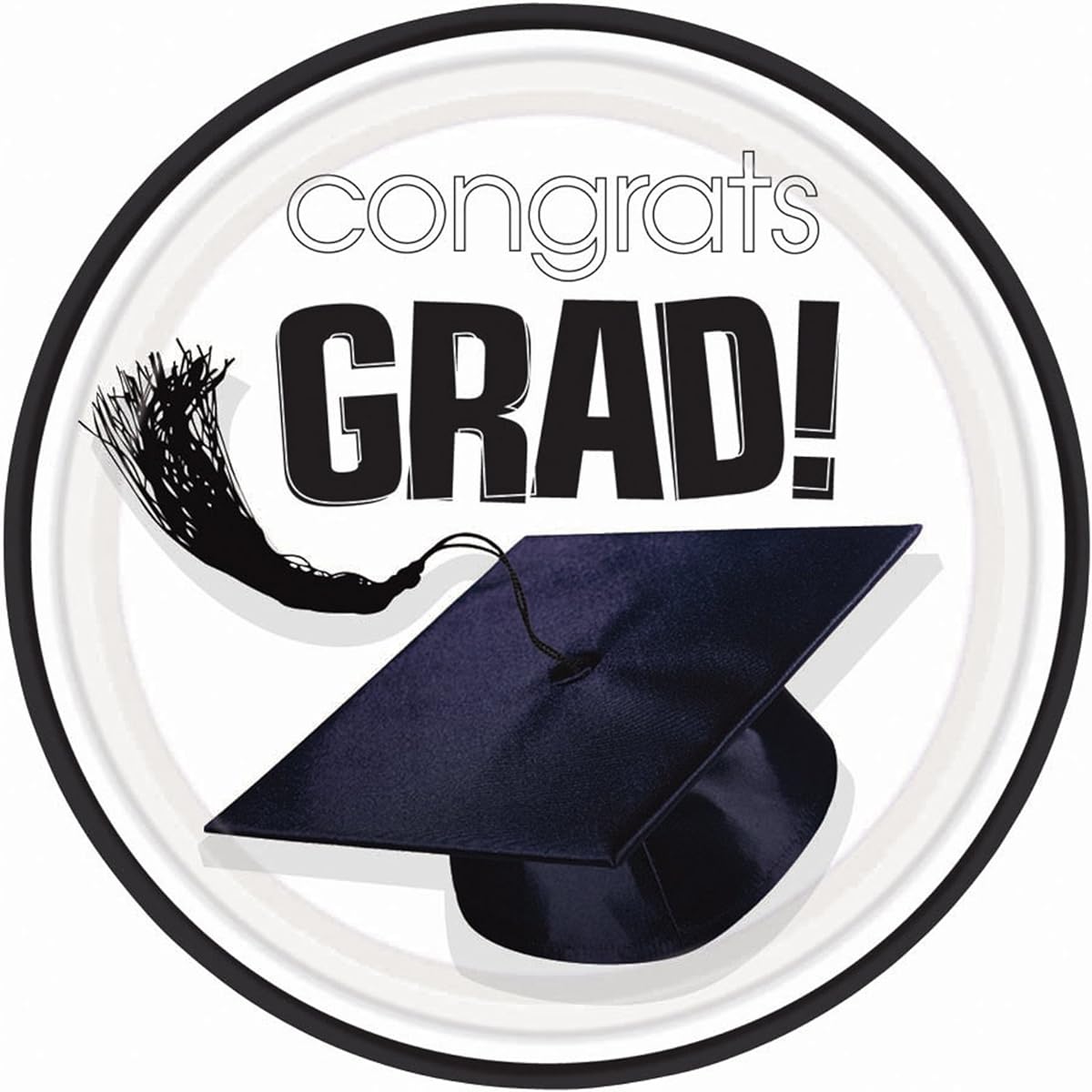 Congrats Grad Yellow Graduation Dinner Plates Congratulations Grad Yellow Graduation Dinner Plates♪Halloween♪Christmas♪