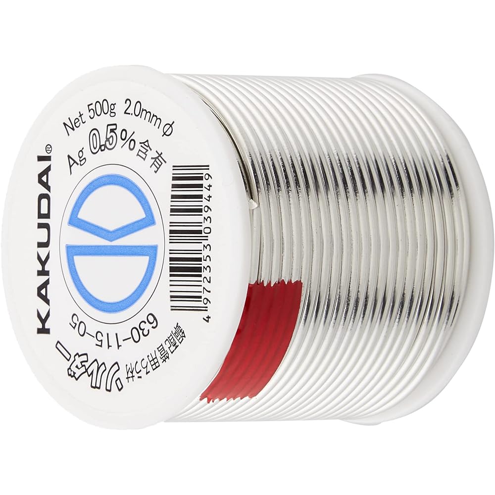 Kakudai Copper pipe solder, silver 3.5% 630-115-35