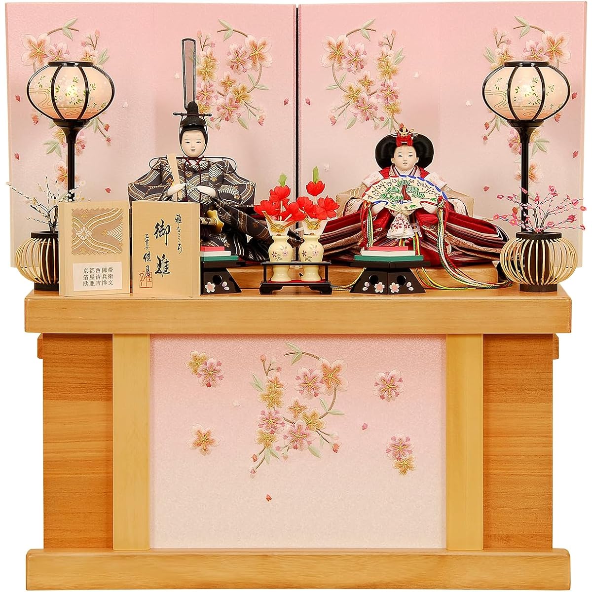 K-327 Storage decoration Hina doll Kyoto Nishijin obi