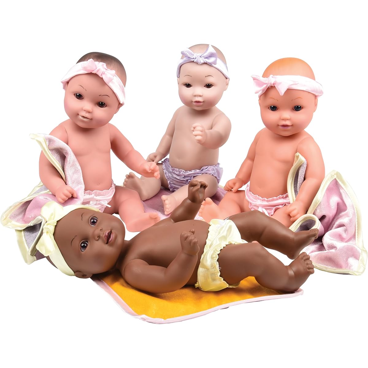 Tender-Touch Baby Dolls - Set of 4