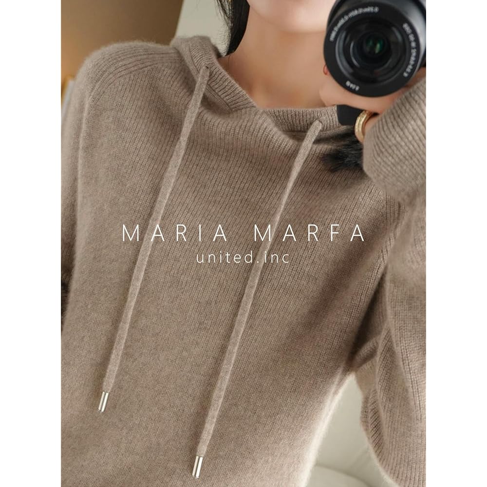 [MARIA MARFA] 6 Colors Soft Touch Knit Parka Women's Tops Beautiful Autumn/Winter 3A-M07
