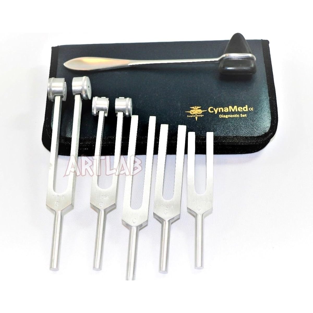 Tuning Fork C128 C 512 C256 C1024 Reflex Percussion Taylor Hammer Penlight Set of 6 (Name)