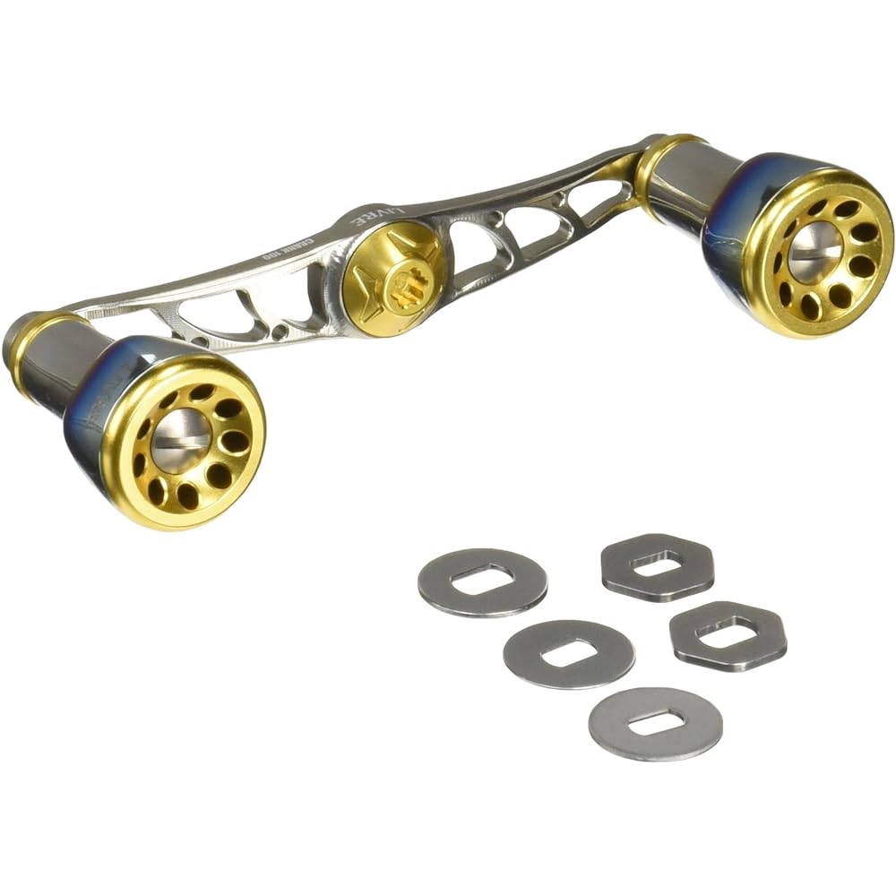 LIVRE reel FullComp crank (for left-handed) for Shimano 100 (Titanium P + Gold G)