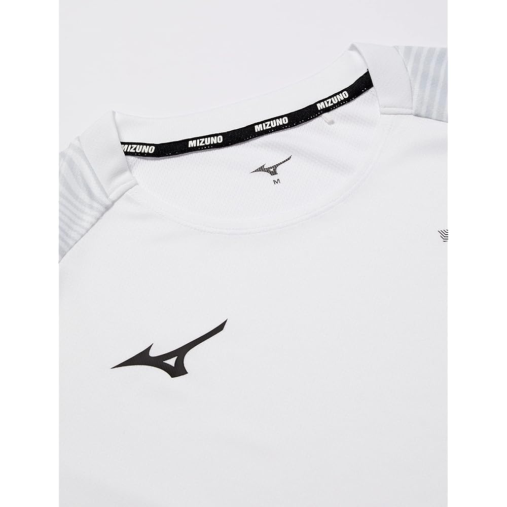 [Mizuno] Tennis Wear Practice Shirt Short Sleeve Sweat Absorbent Quick Drying Stretch 62JA2510