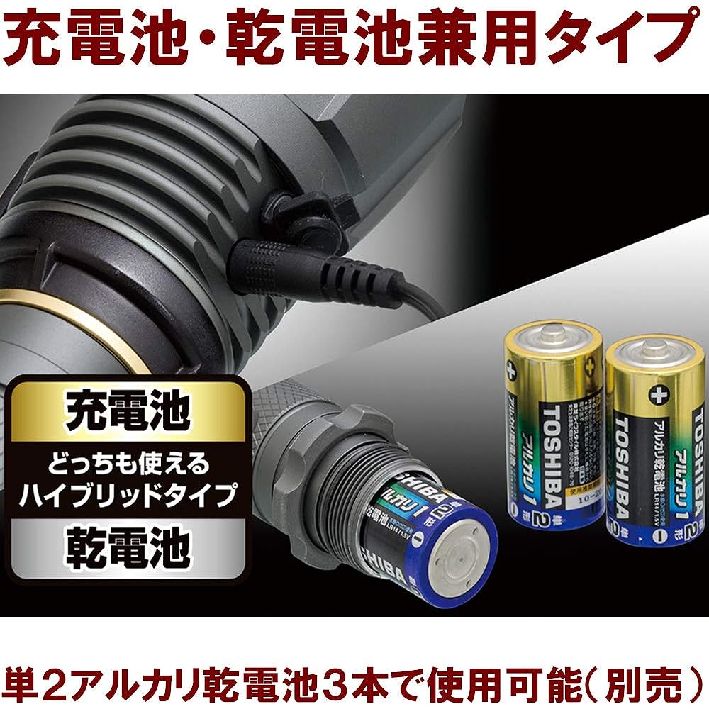 GENTOS Flashlight LED Light Rechargeable Powerful 1100~13000 Lumens Altirex UT-618R/UT-3200H and more