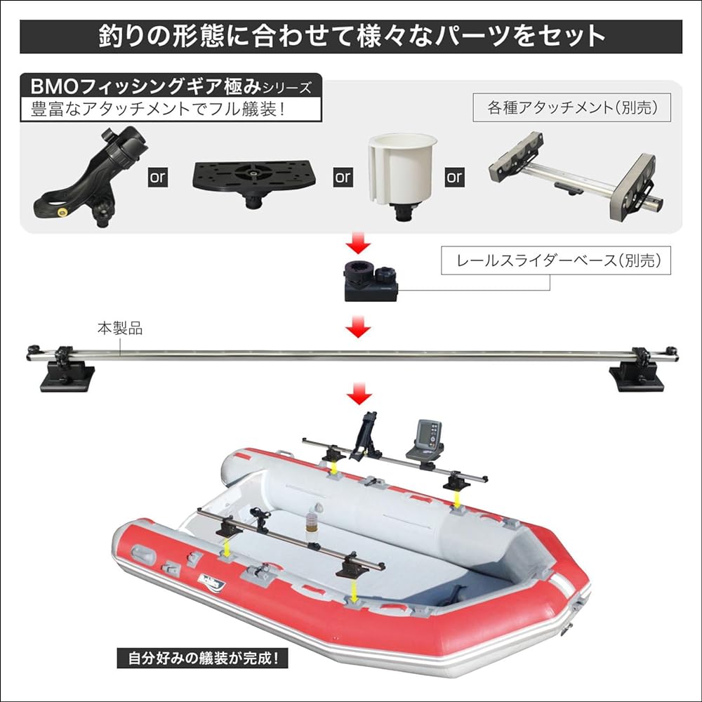 BMO JAPAN IF boat rail set 1200mm 20Z0206