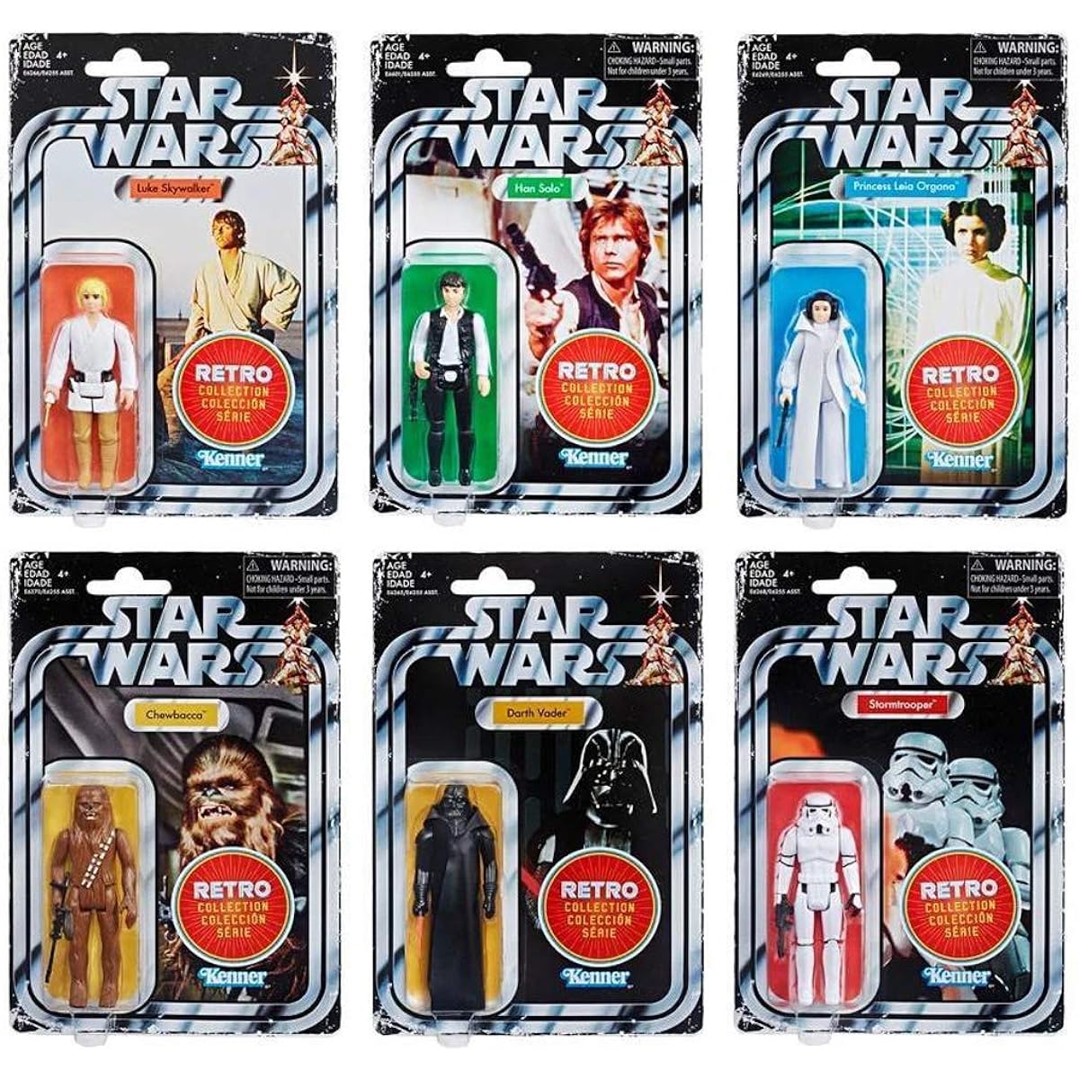Star Wars Retro Collection 2019 Assortment Wave 1 (Set of 6)