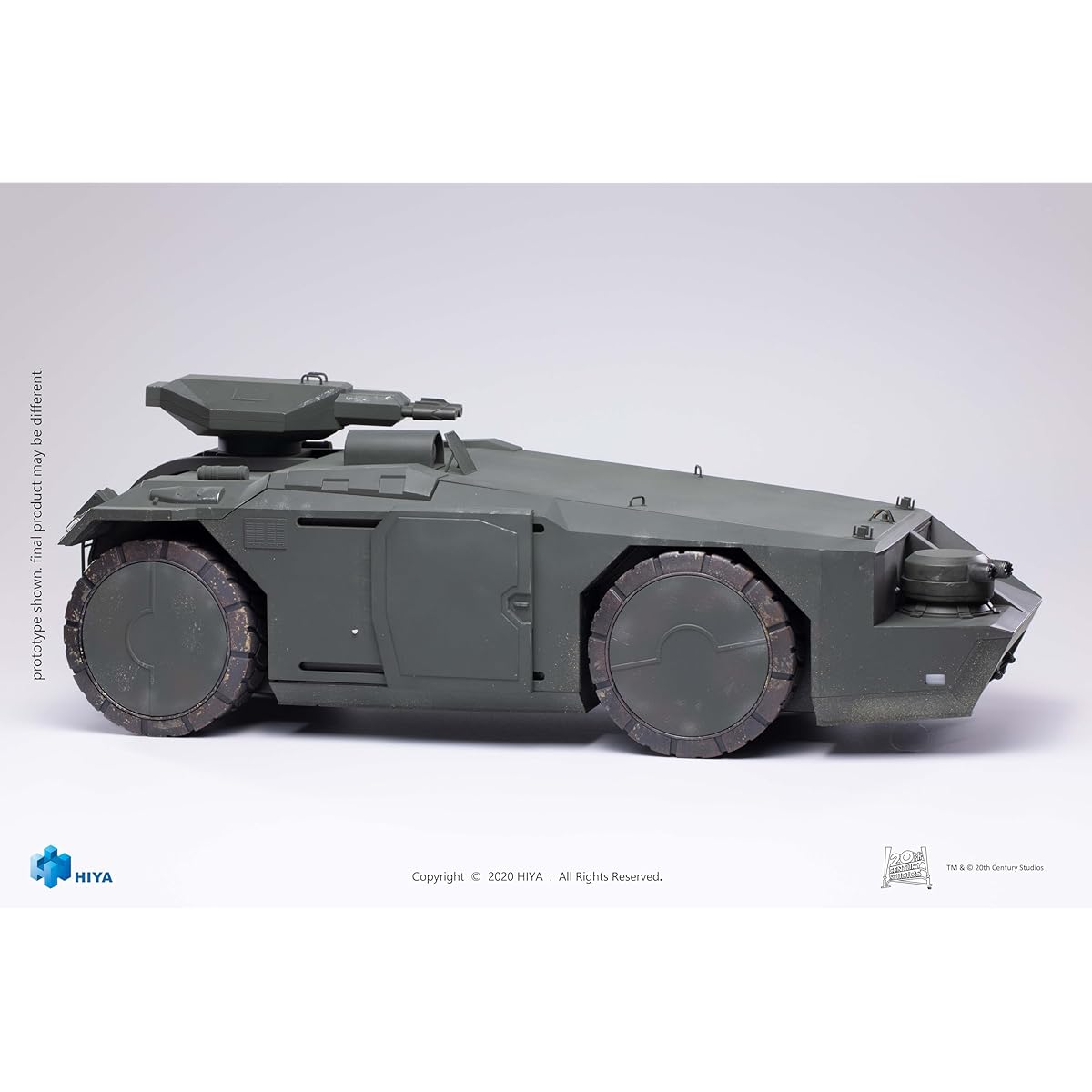 arbenmao Hiya Toys Exquisite Miniseries 1/18 Scale 5" Alien Armored Personnel Carrier Green Version Scale Vehicle Action Figure Multicolor