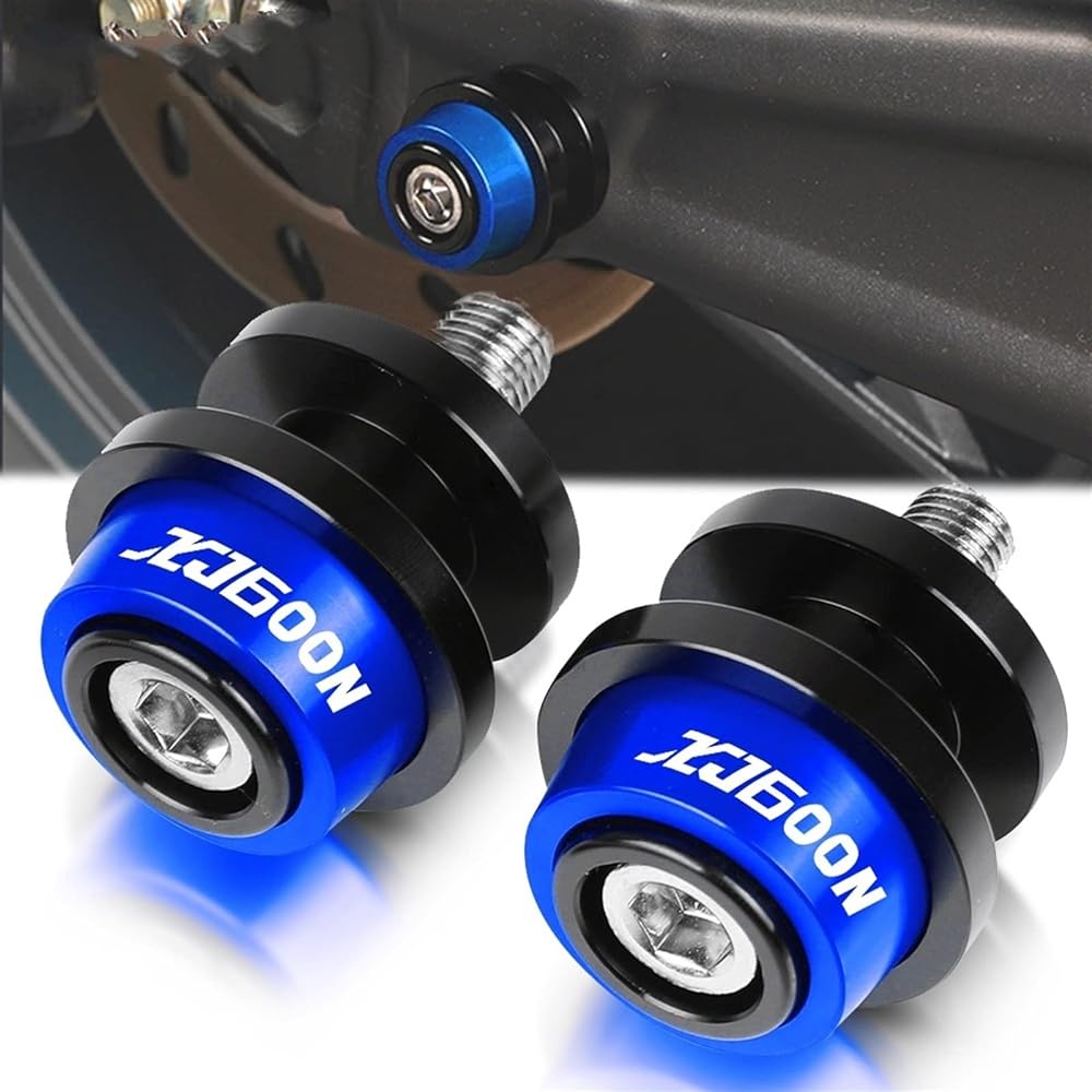 DEMUR Motorcycle 6mm Stand Screw Swing Arm Slider Spool CNC Aluminum Accessories Yamaha XJ600N XJ600 N 1995-2003 2002 2001 2000 Swing Arm Slider Spool (Size : Red XJ600N LOGO)