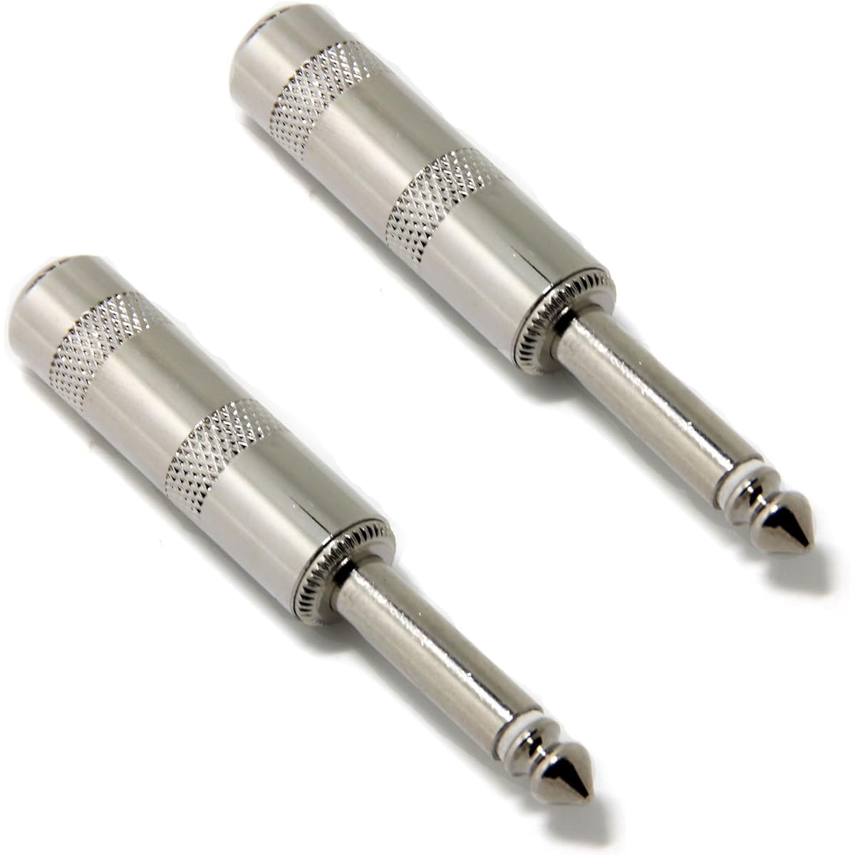Ancable 1/4" TS Jumbo Plug Solder Type 2-Pack AN-242
