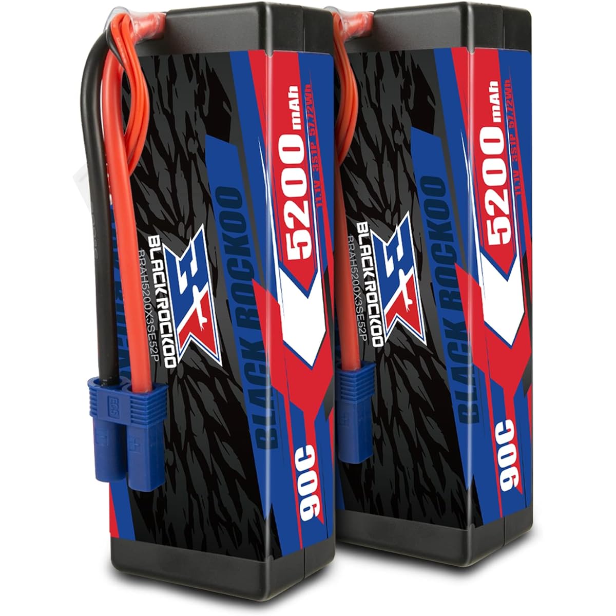 BLACKROCKOO 5200mAh 90C 11.1V 3S1P