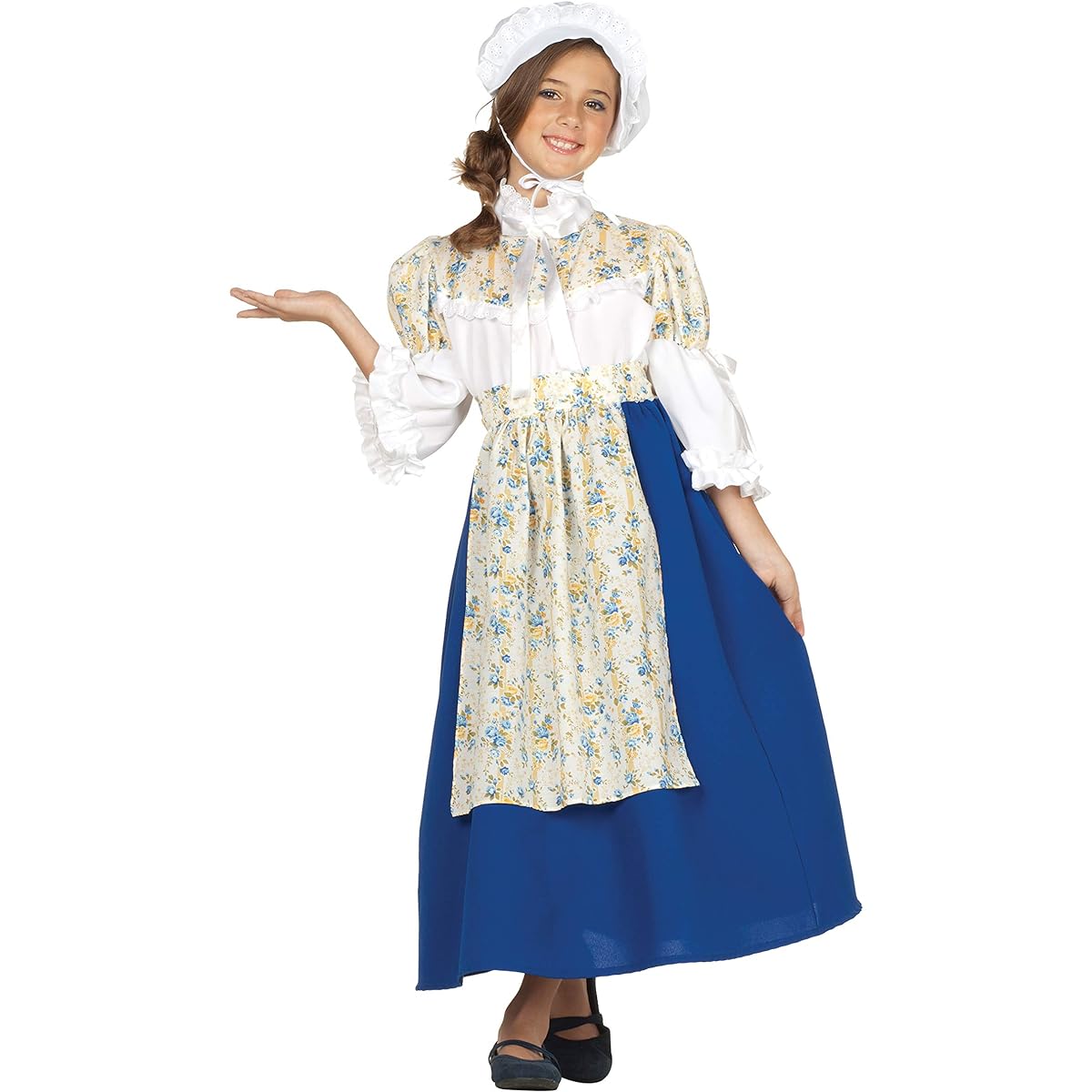 RG Costumes 91362-L Large Child Colonial Girl Custume