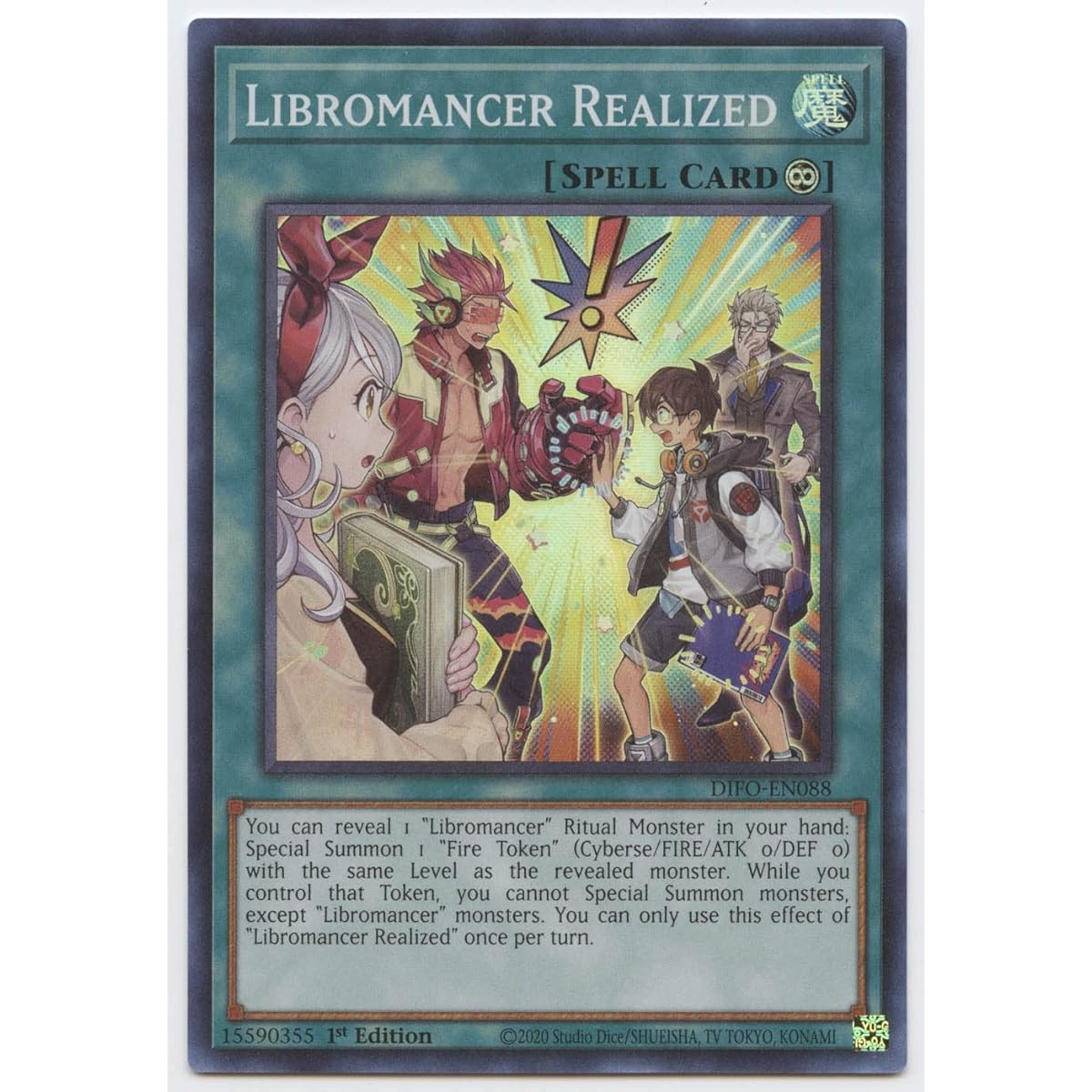 Libromancer Realized - DIFO-EN088 - Super Rare - 1st Edition.
