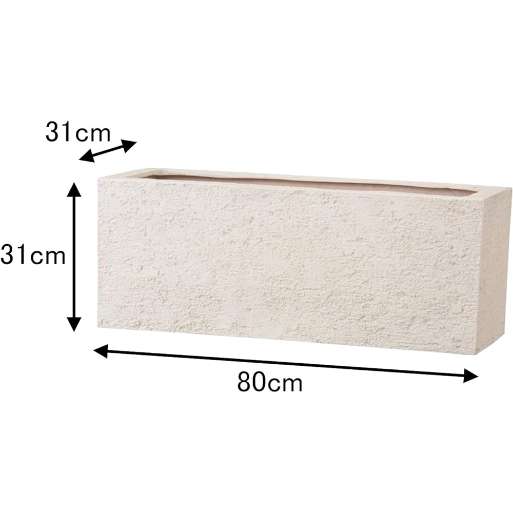 Green Pot Ligande Planter Ivory 80cm EB-PL873031IV