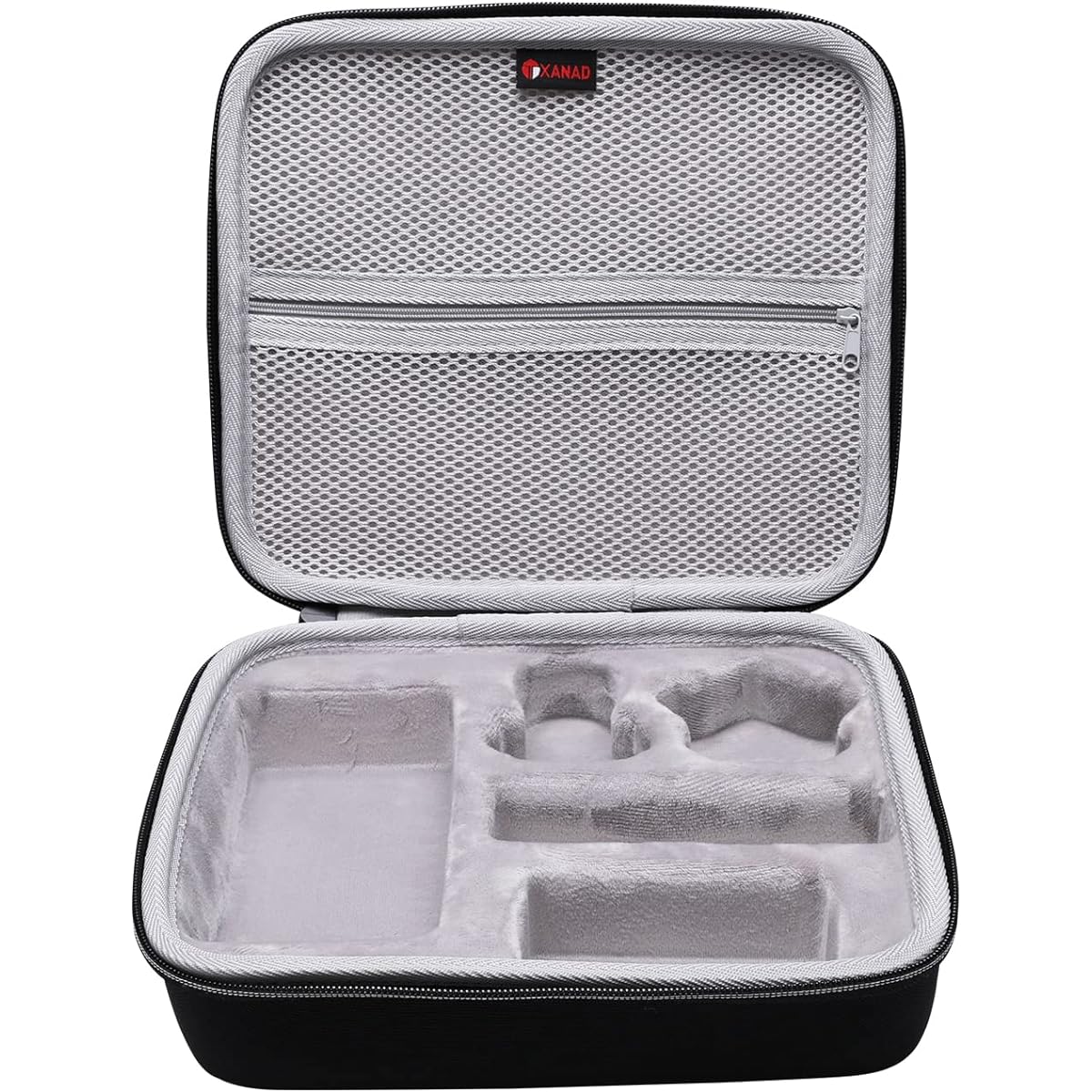 XANAD Hard Case Fits Charger, Cables and Other Accessories for Zoom H6 Six Track Portable Recorder