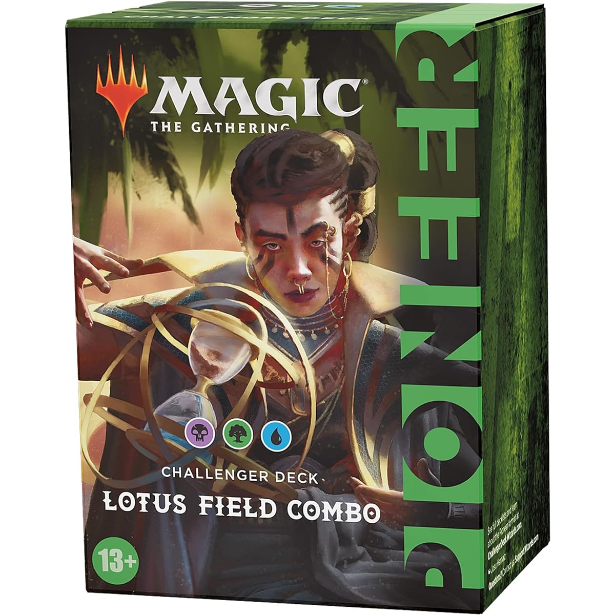 Magic: The Gathering Pioneer Challenger Deck 2021 - Lotus Field Combo (Black-Green-Blue)