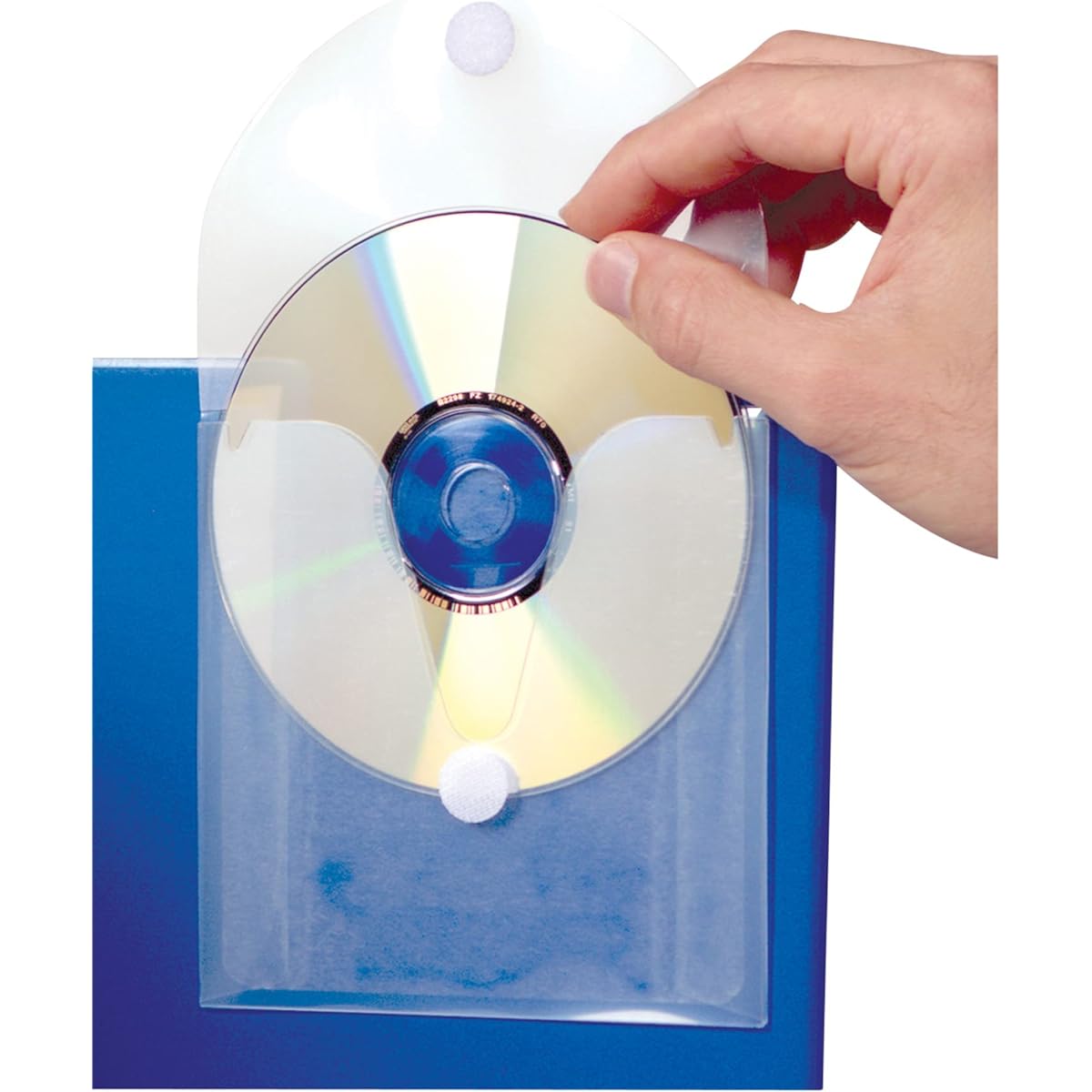 CASE,CD,W/FLAP,5/PK,CLR