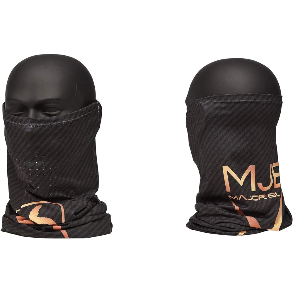 Shimotsuke SMF-010CW MJB Face Guard (Face Guard) Black Carbon Pattern