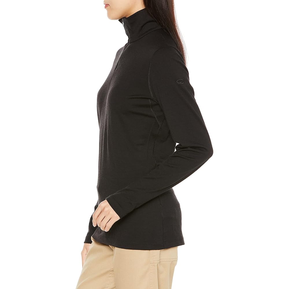 [Ice Breaker] Long Sleeve Cut and Sew Women's 200 Oasis Long Sleeve Half Zip IXW20222 Merino Wool Humidity Control Temperature Controlling Deodorizing Effect