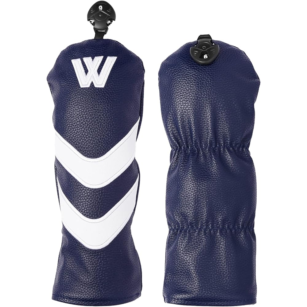 Golf Headcover Putter Headcover Set of 4 Club Headcover Set Fits Driver Fairway UT Hybrid Headcover