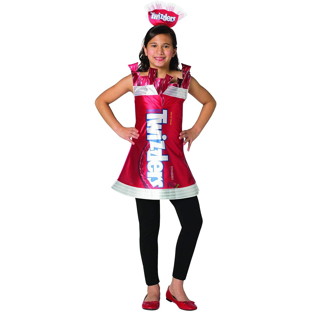 Girls Twizzlers Costume 7-10 Red 3587-710