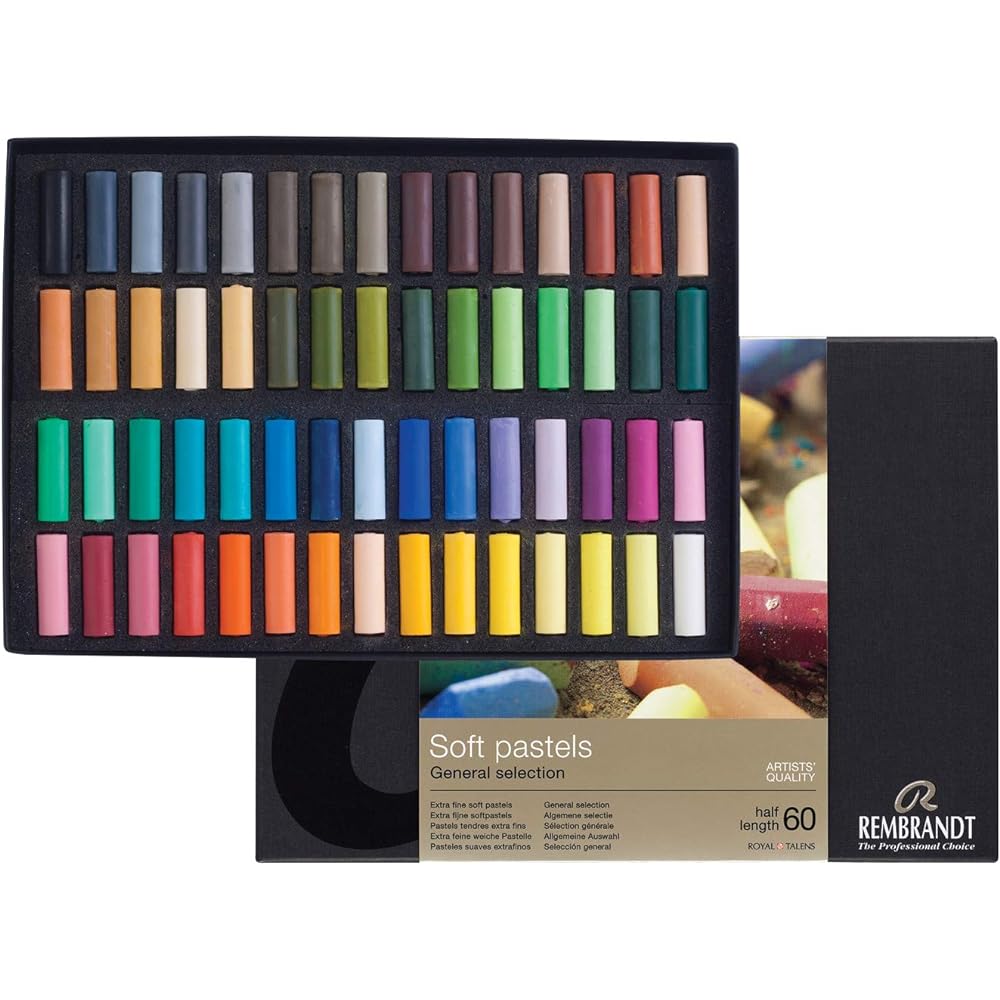 Talens Rembrandt Soft Pastel Half Stick 60 Color Set