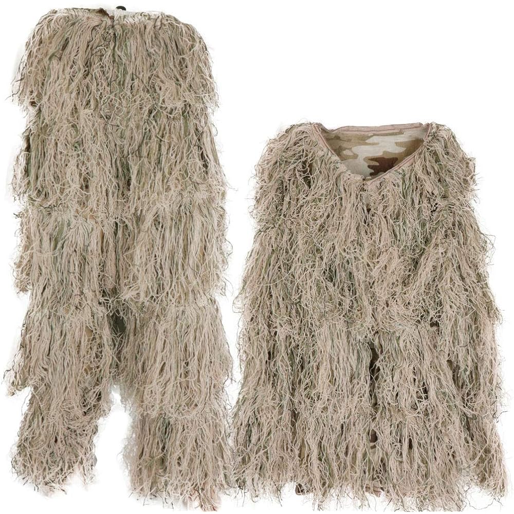 SHENKEL stealth ghillie suit green camouflage multicam allied ghillie suits sniper/hunter ghillie-001mca