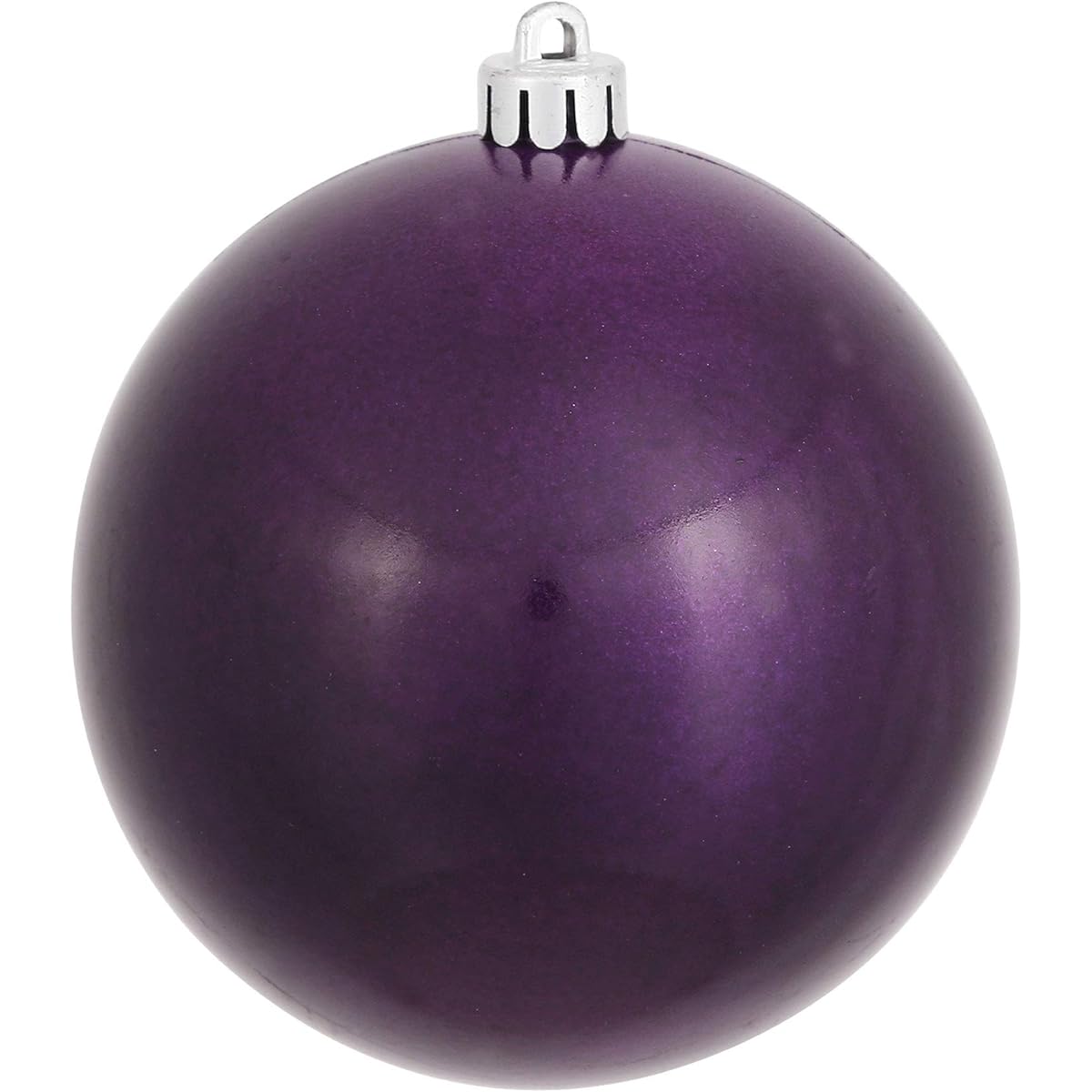 Vickerman 3" Plum Candy Ball Ornaments, Bag of 12