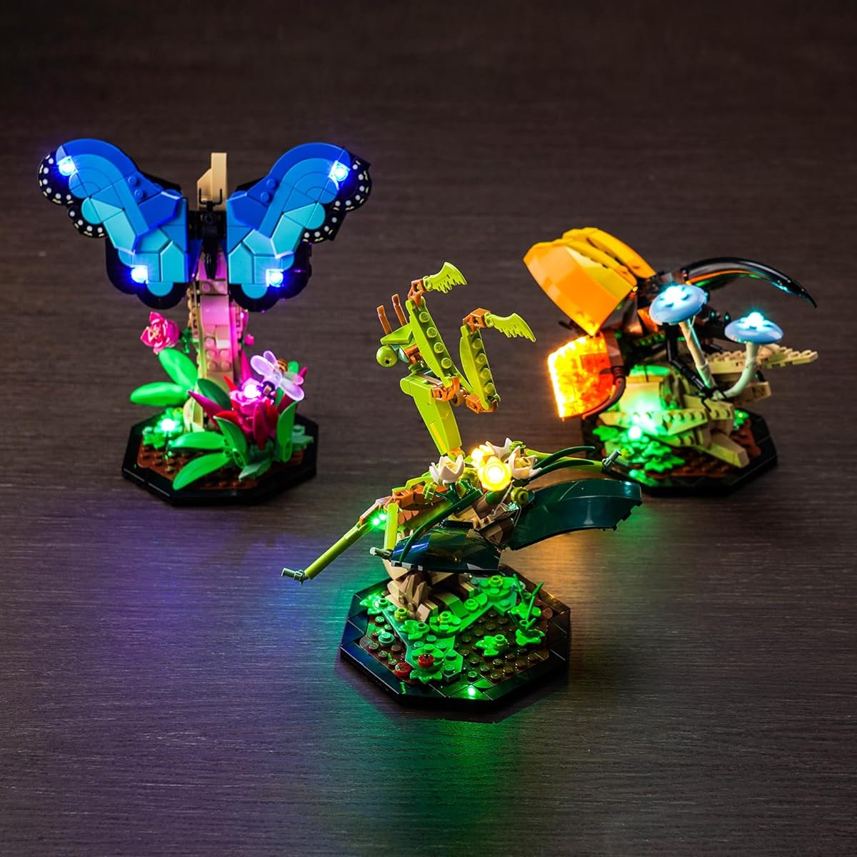 BrickBling LED Lights for LEGO 21342 Insect Collection Creative Lighting Kit Cool for Display (Lights Only, No Model)