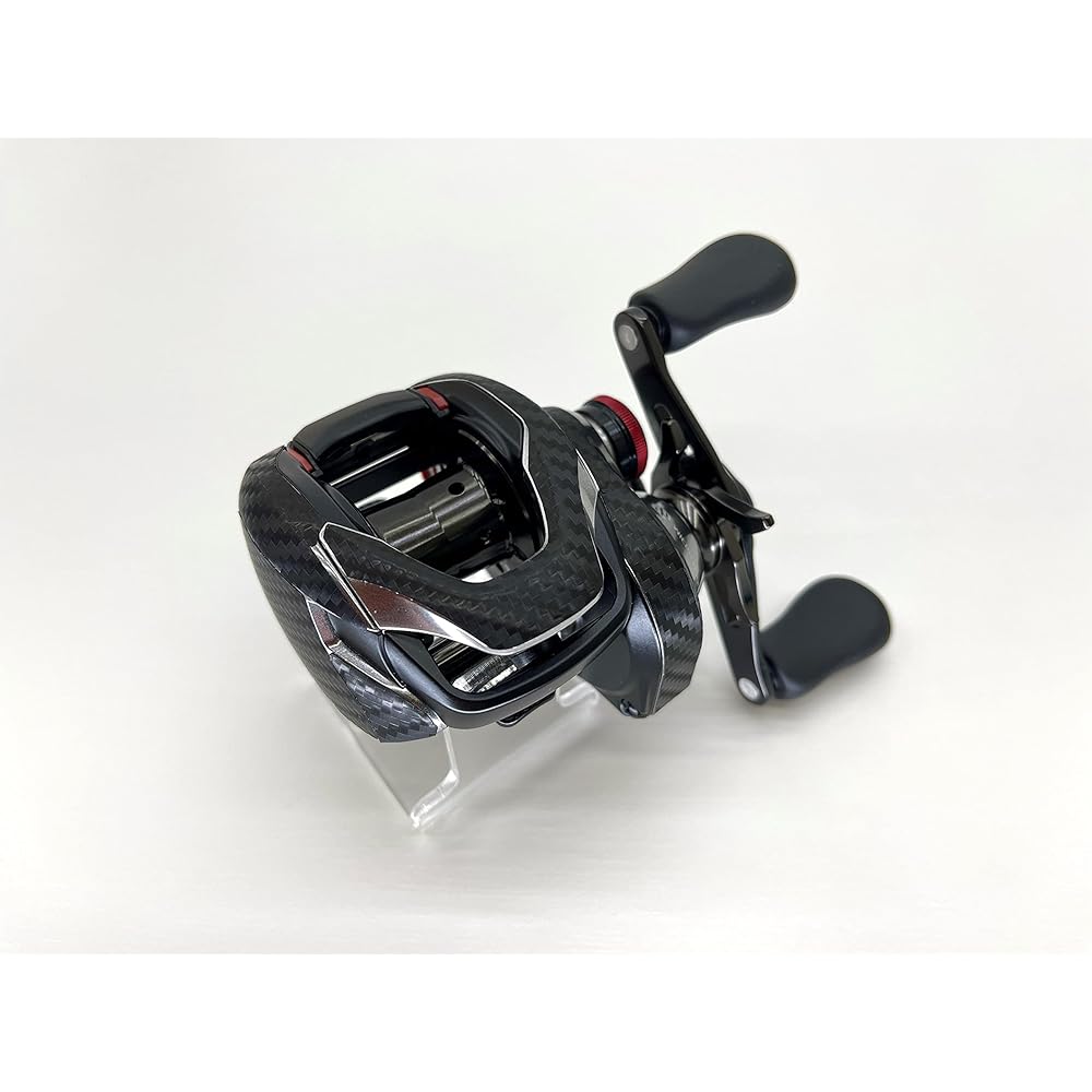 CUSTOM SEAT.JP Armor YOROI 21 Scorpion DC Custom Decal Scratch Prevention Scratch Protection Bait Reel Custom…(Black (for left handle))