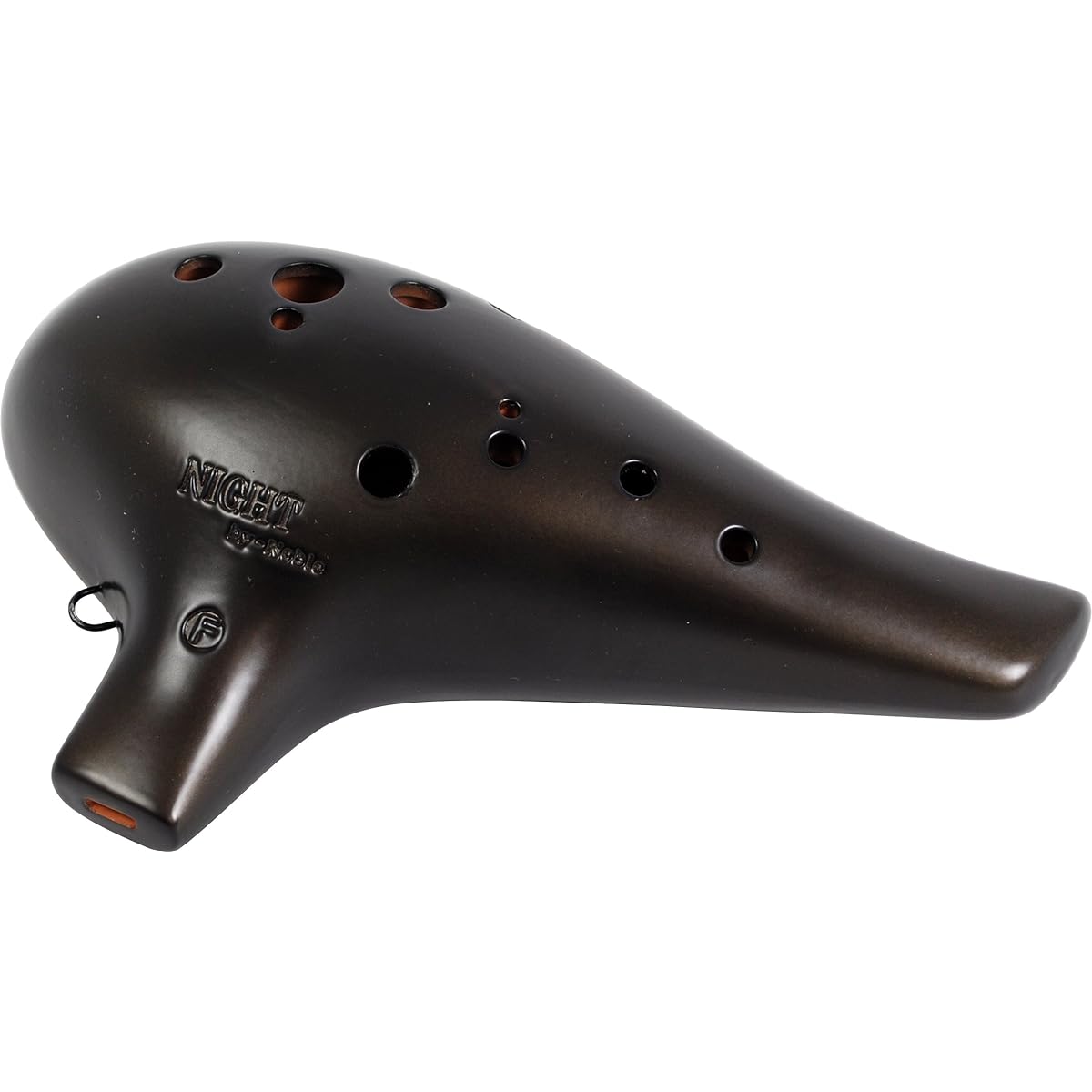 NIGHT by Noble Night Ocarina Alto F Tone N/N-AFMBM Metal Black Matte