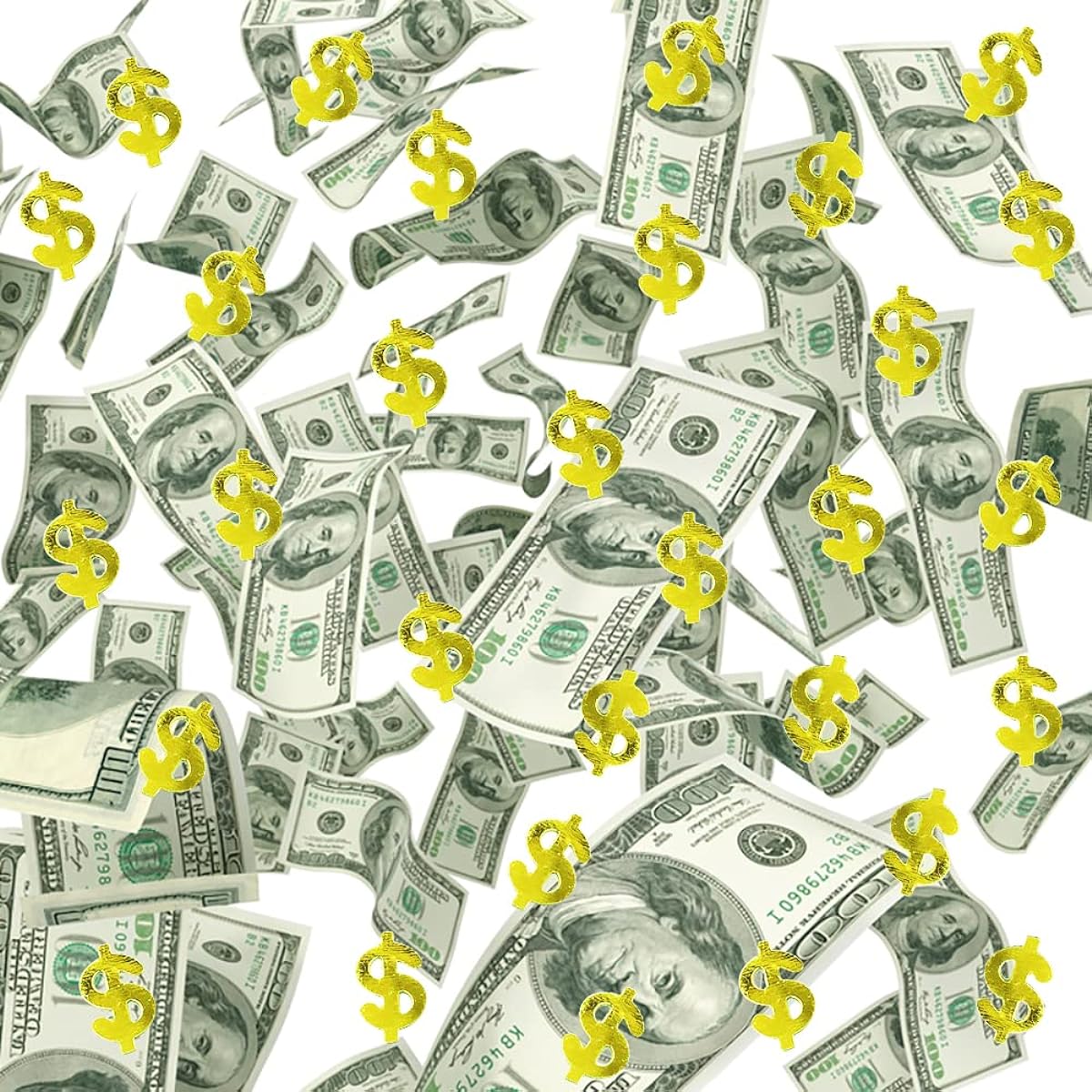 100 Dollar Bills Dollar Bills Confetti Poker Theme Money Theme Birthday Table Decorations Casino Theme Birthday Las Vegas Game Night Retirement Graduation Party Decorations