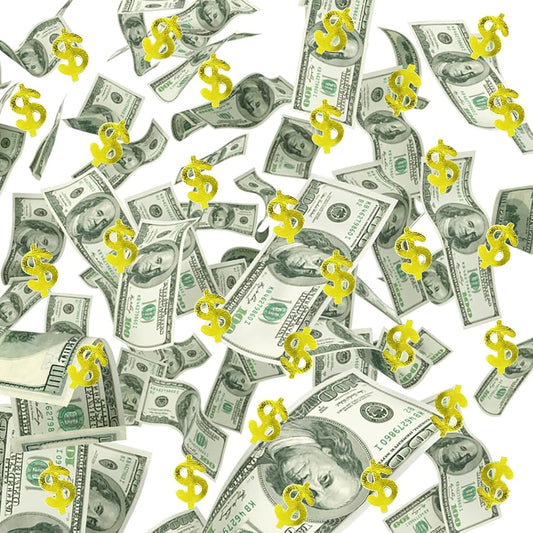 100 Dollar Bills Dollar Bills Confetti Poker Theme Money Theme Birthday Table Decorations Casino Theme Birthday Las Vegas Game Night Retirement Graduation Party Decorations