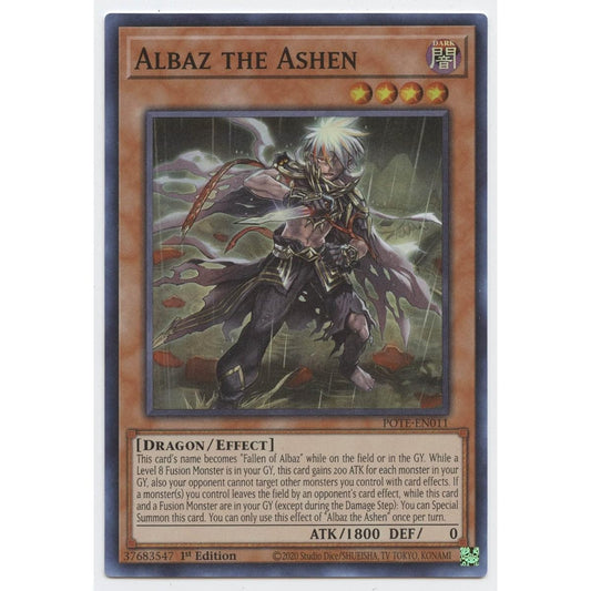 Arbaz the Ashen - POTE-EN011 - Super Rare - 1st Edition.