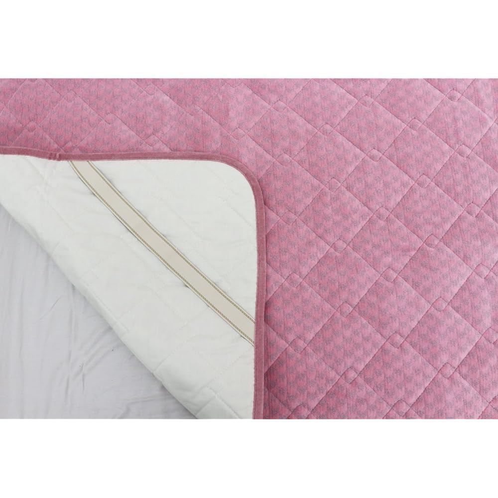 Kyoto Romance Kosugi Romance Rock Bath Bed Pad Semi-double Pink 1-3335-9853-6100