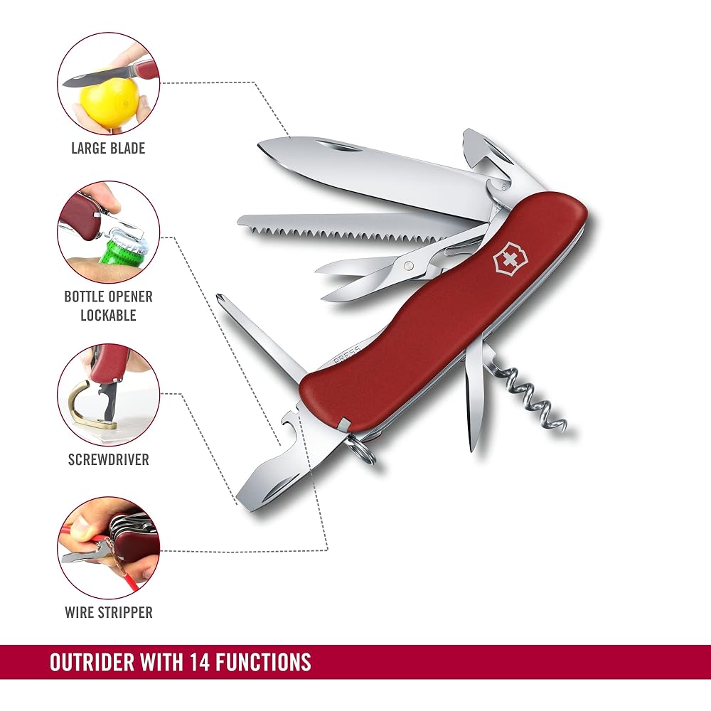 VICTORINOX Outrider Knife Outdoor Fishing [Domestic Genuine Product] 0.8513