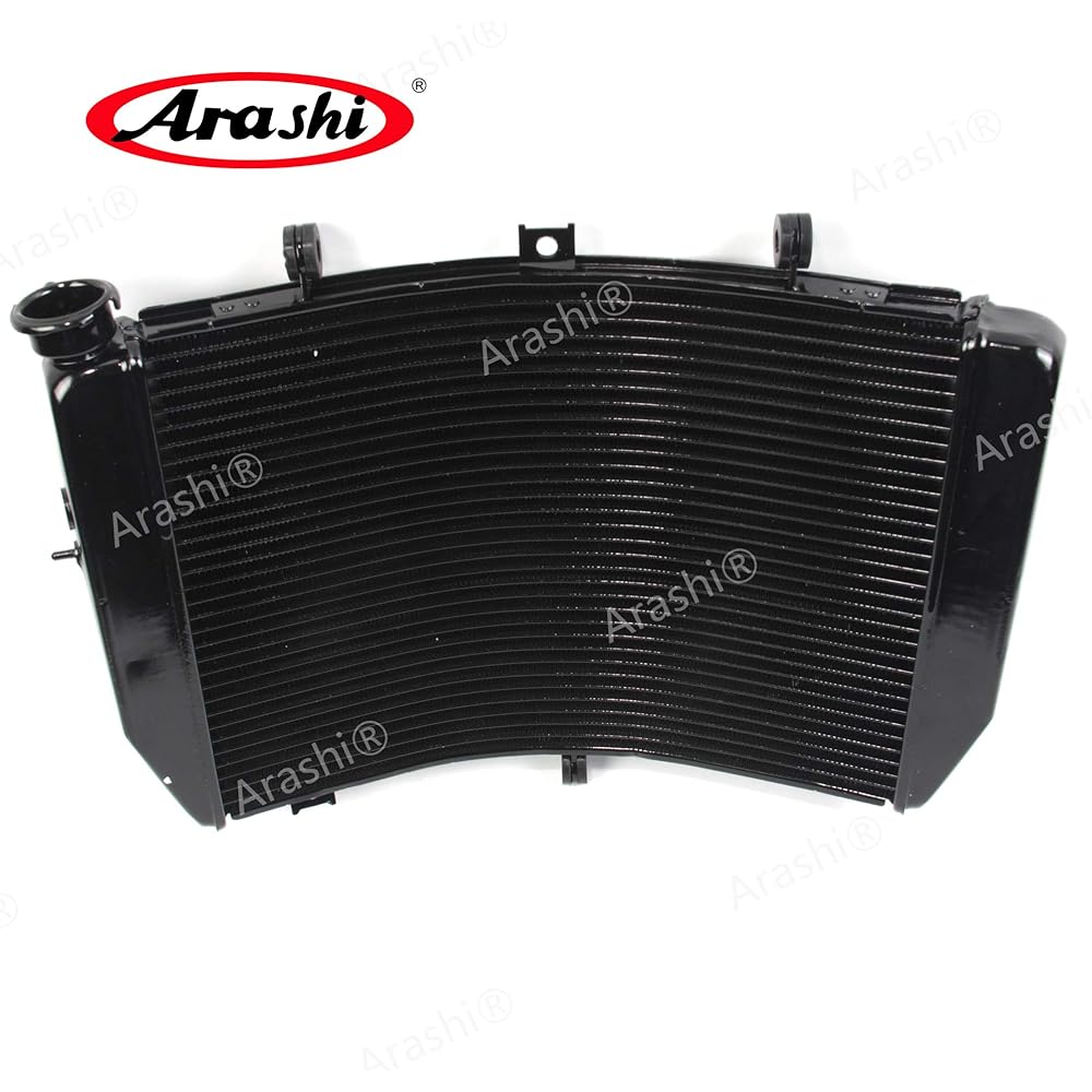 Arashi Radiator Cooling Cooler Compatible Suzuki GSXR600 GSXR750 GSX-R600 GSX-R750 GSXR 600 750 2004 2005 Motorcycle Replacement Accessories Black